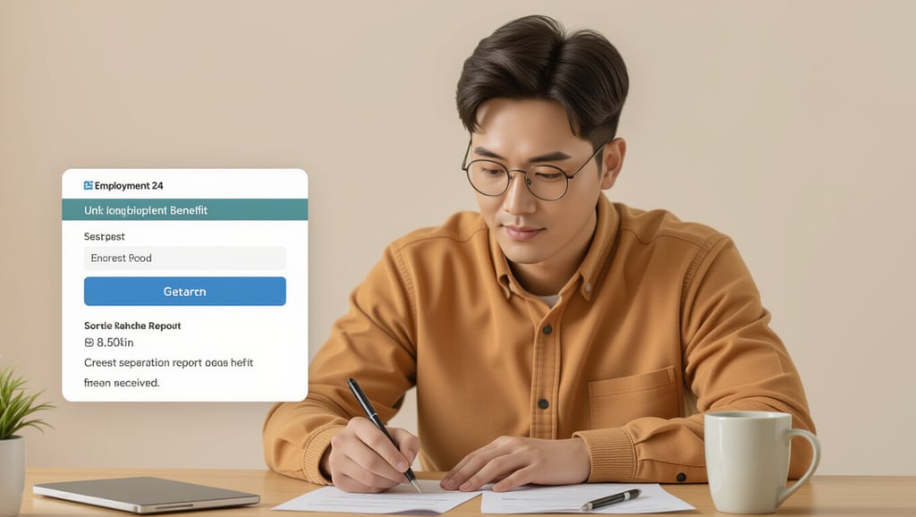 📝 고용24 실업급여 온라인 신청, 단계별 완벽 가이드