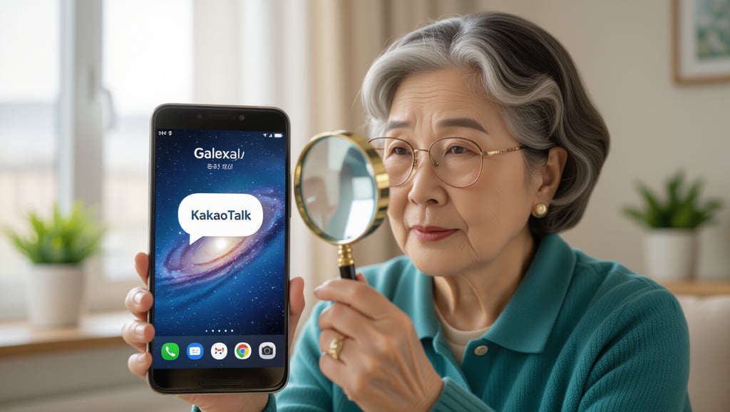 📱 갤럭시 카카오톡 글자 크기 설정 방법