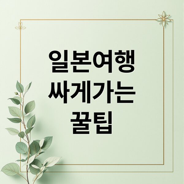 일본 항공권 최저가 확보: 특가, 땡처리, LCC 활용 전략