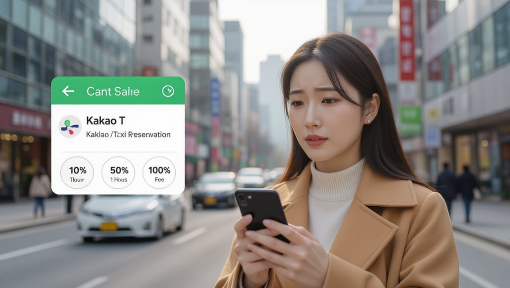 ⚠️ 카카오T 택시 예약 취소 수수료, 꼭 알아두세요!