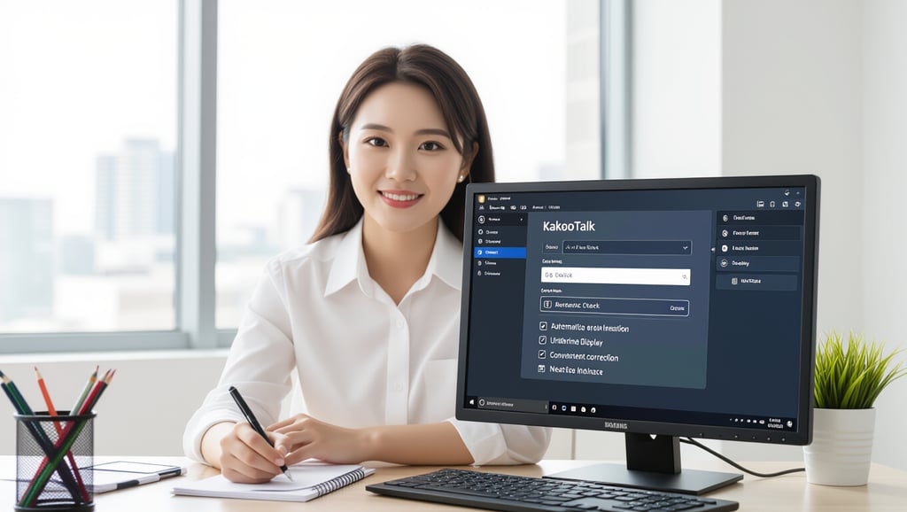 ⚙️ 카톡 PC 맞춤법 검사, 이렇게 활성화해요!