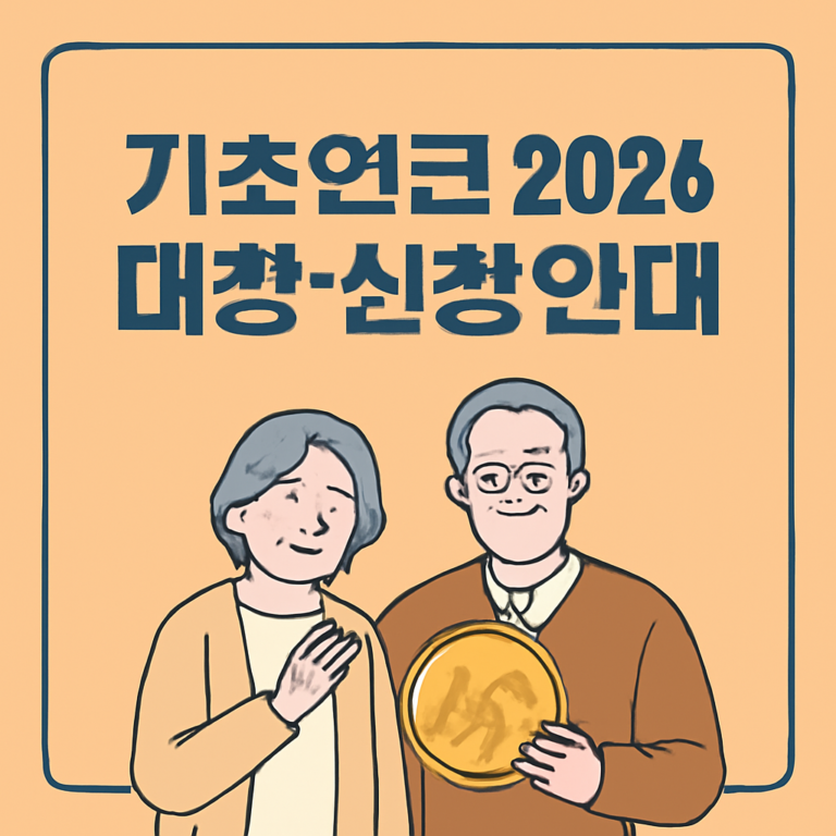 2026 기초연금 대상·금액·신청 빠른 총정리 안내 썸네일