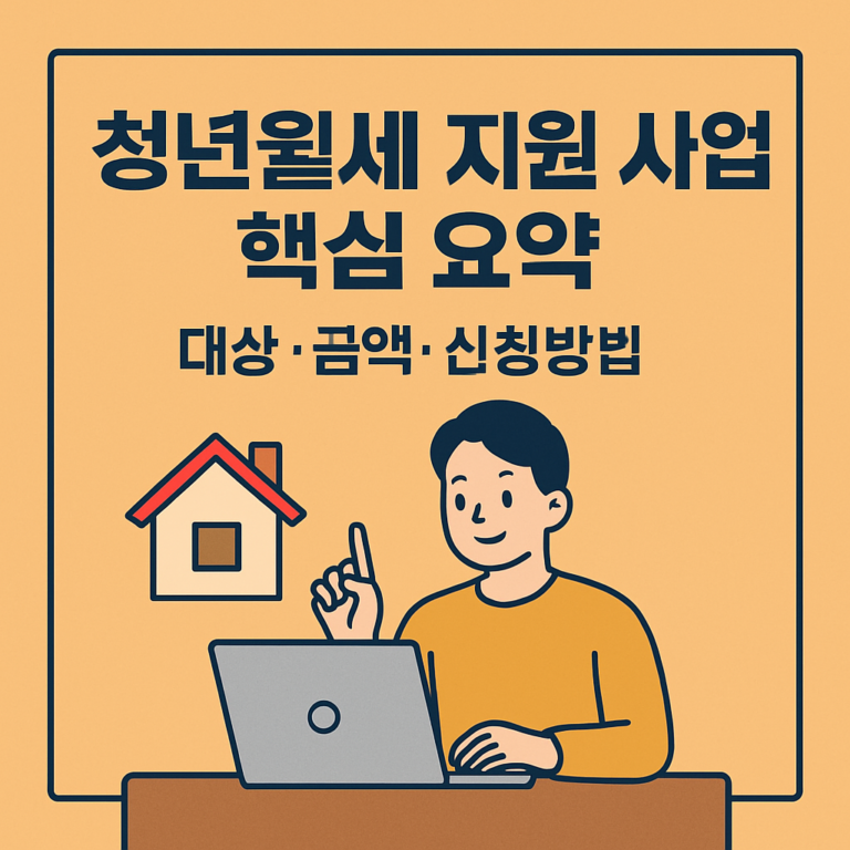 청년월세 지원 신청조건 서류 지급절차 자주묻는질문 안내 썸네일